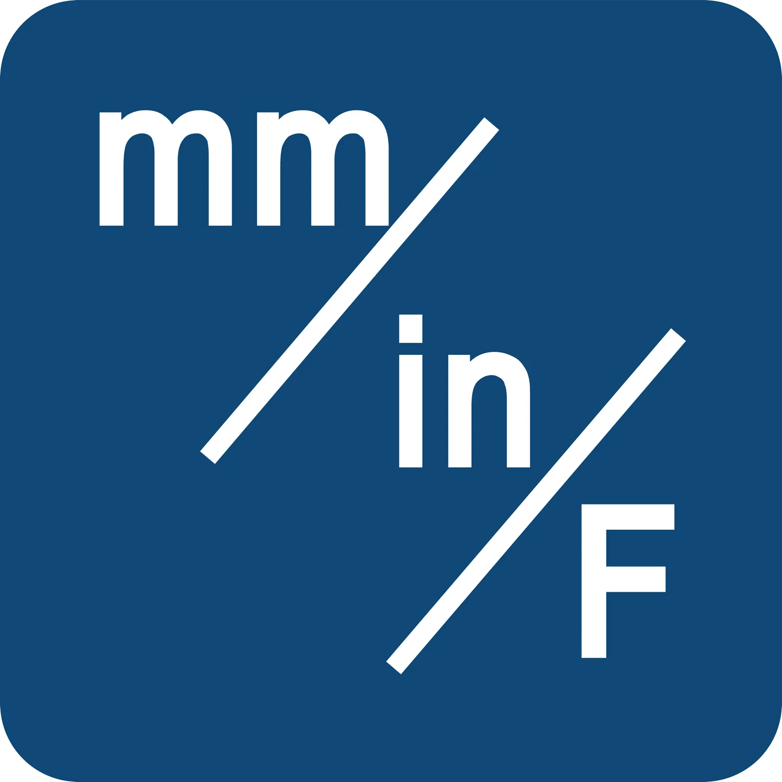 mm in f